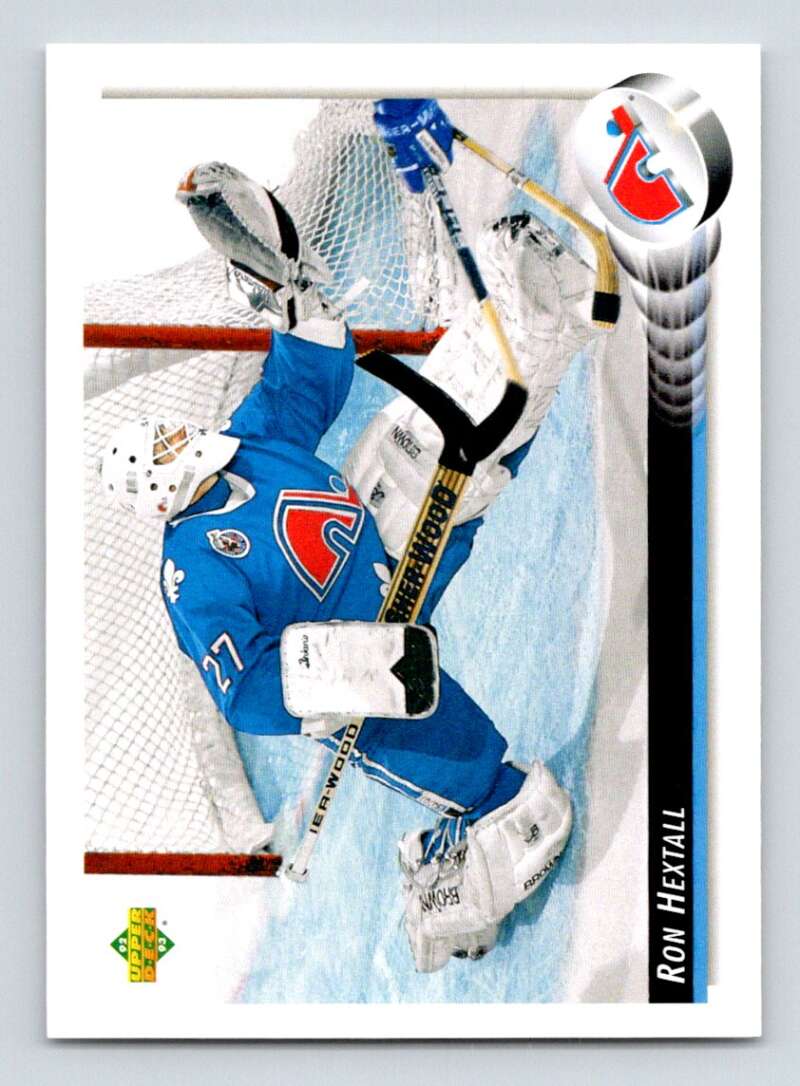 1992-93 Upper Deck Hockey #532 Ron Hextall Quebec Nordiques Image 1