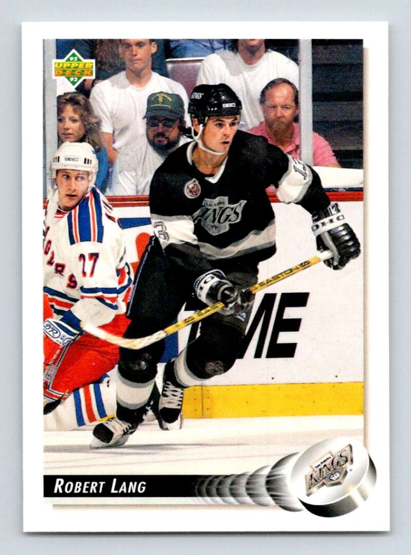 1992-93 Upper Deck Hockey #552 Robert Lang RC Rookie Los Angeles Kings Image 1