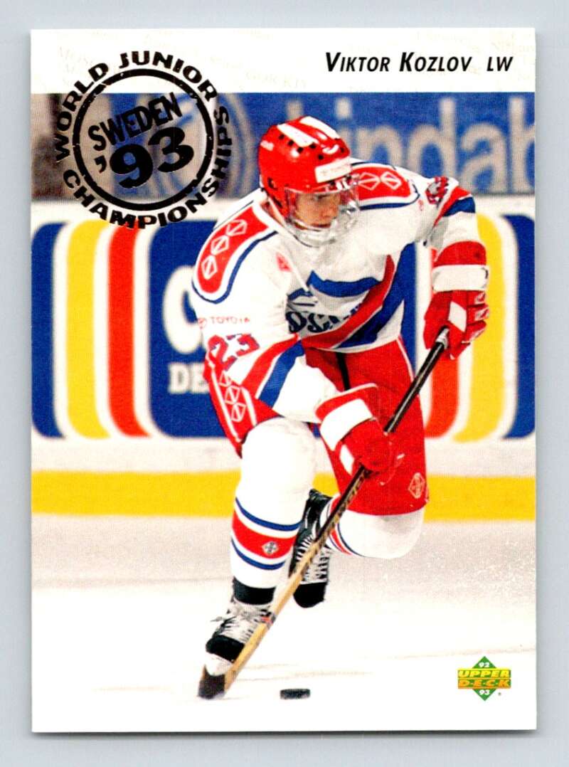 1992-93 Upper Deck Hockey #613 Viktor Kozlov RC Rookie Image 1