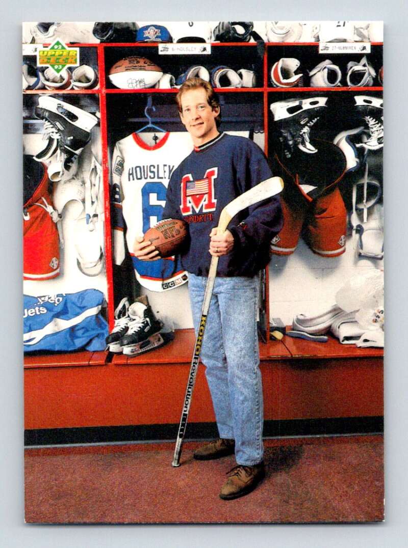 1992-93 Upper Deck Hockey #628 Phil Housley Winnipeg Jets Image 1