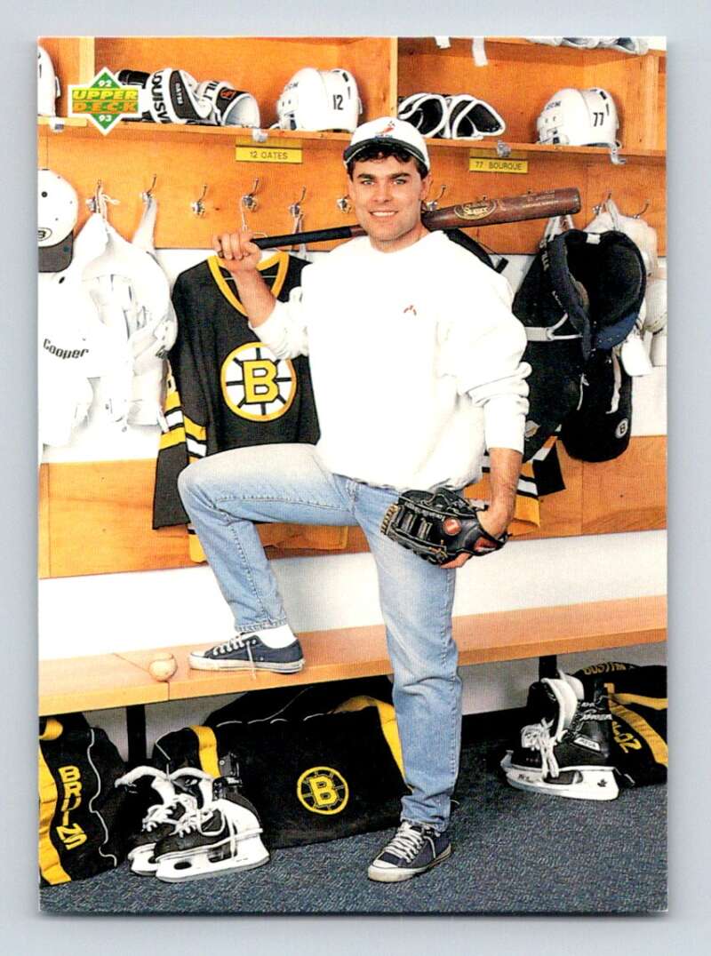 1992-93 Upper Deck Hockey #637 Adam Oates Boston Bruins Image 1