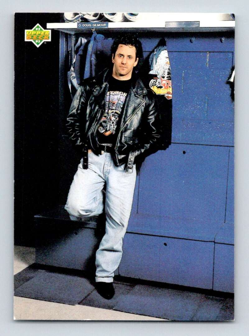 1992-93 Upper Deck Hockey #639 Doug Gilmour PRO Toronto Maple Leafs Image 1