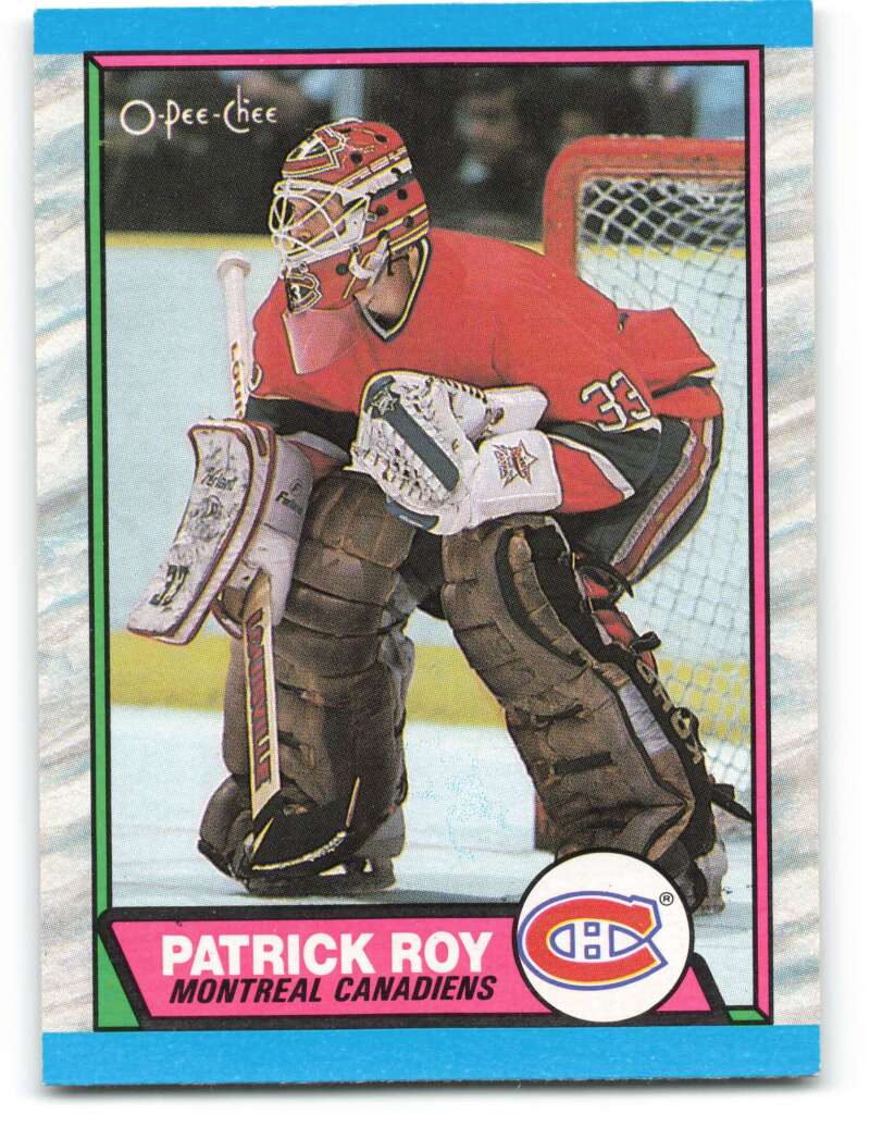 1989-90 O-Pee-Chee #17 Patrick Roy Montreal Canadiens Image 1