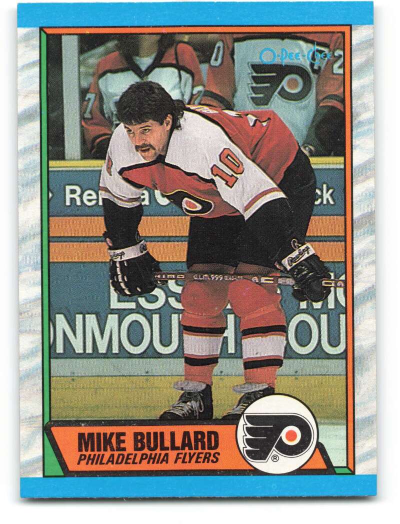 1989-90 O-Pee-Chee #21 Mike Bullard Philadelphia Flyers Image 1