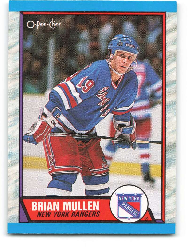 1989-90 O-Pee-Chee #24 Brian Mullen New York Rangers Image 1