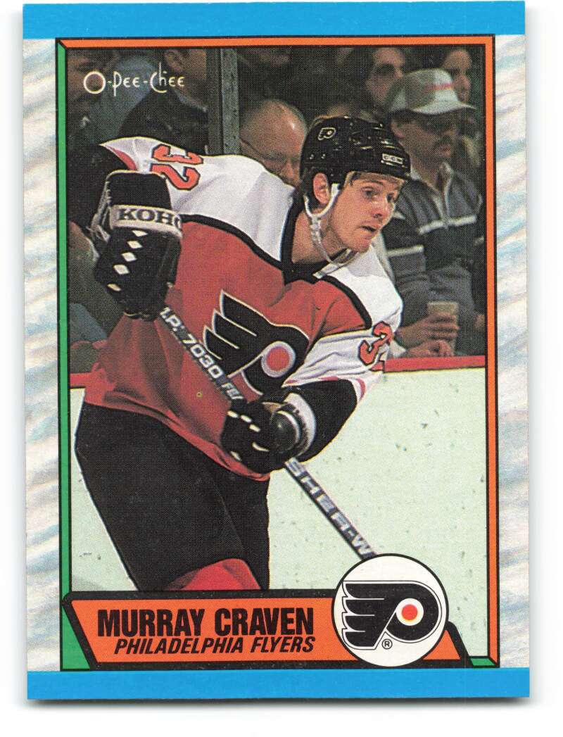 1989-90 O-Pee-Chee #44 Murray Craven Philadelphia Flyers Image 1