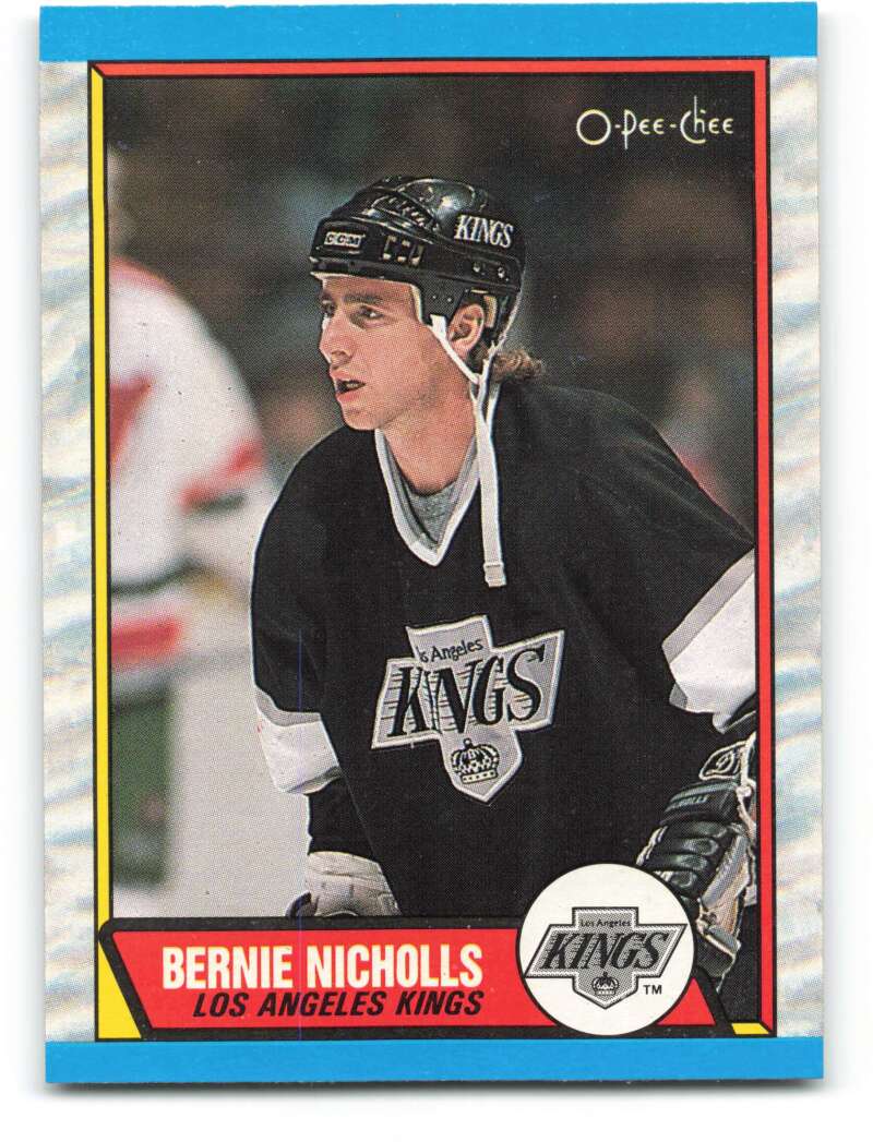 1989-90 O-Pee-Chee #47 Bernie Nicholls Los Angeles Kings Image 1