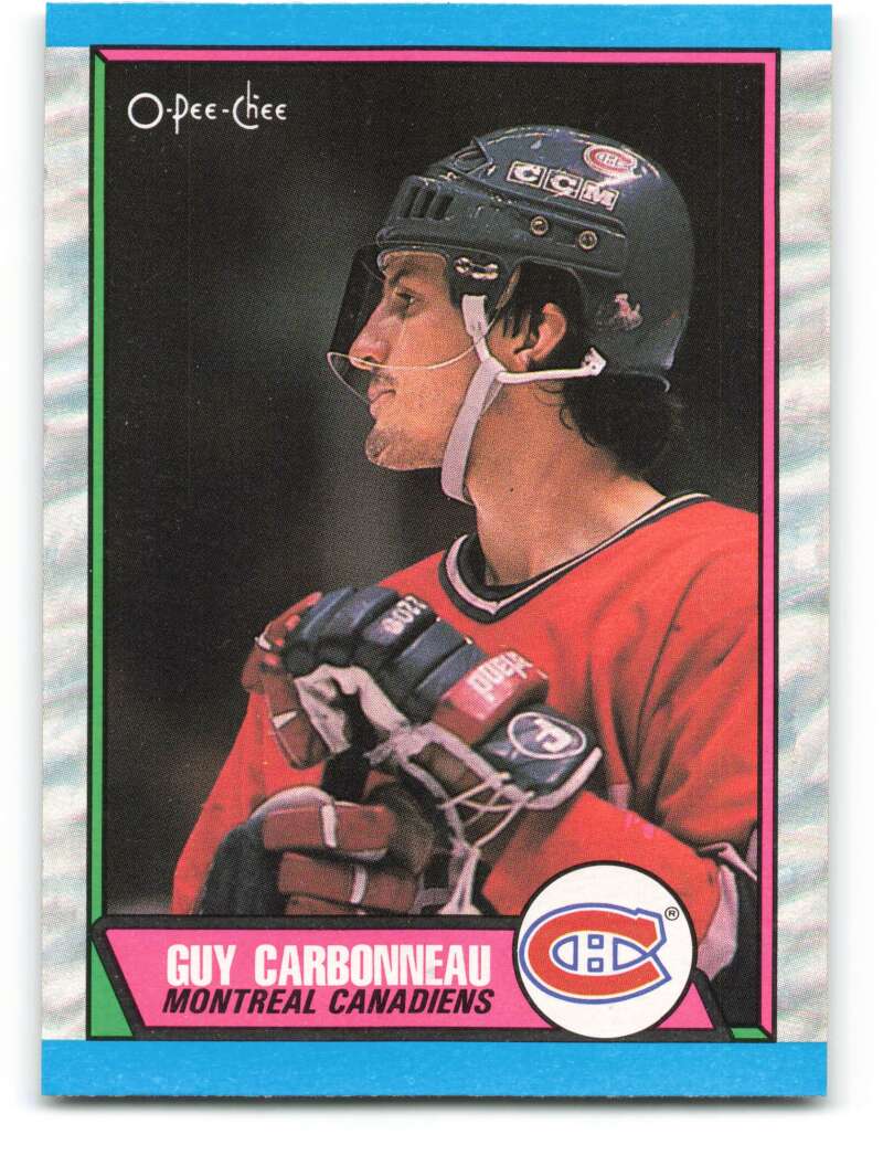 1989-90 O-Pee-Chee #53 Guy Carbonneau Montreal Canadiens Image 1
