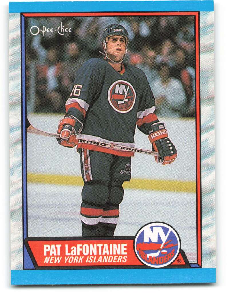 1989-90 O-Pee-Chee #60 Pat LaFontaine New York Islanders Image 1
