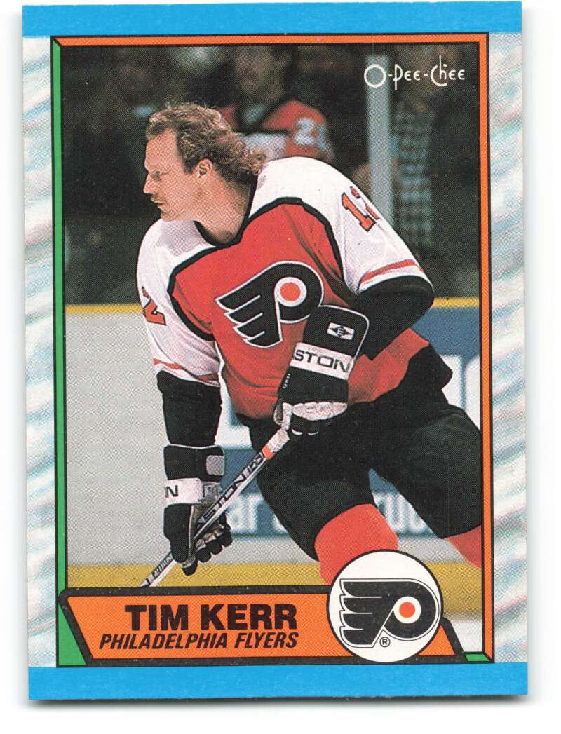 1989-90 O-Pee-Chee #72 Tim Kerr Philadelphia Flyers Image 1