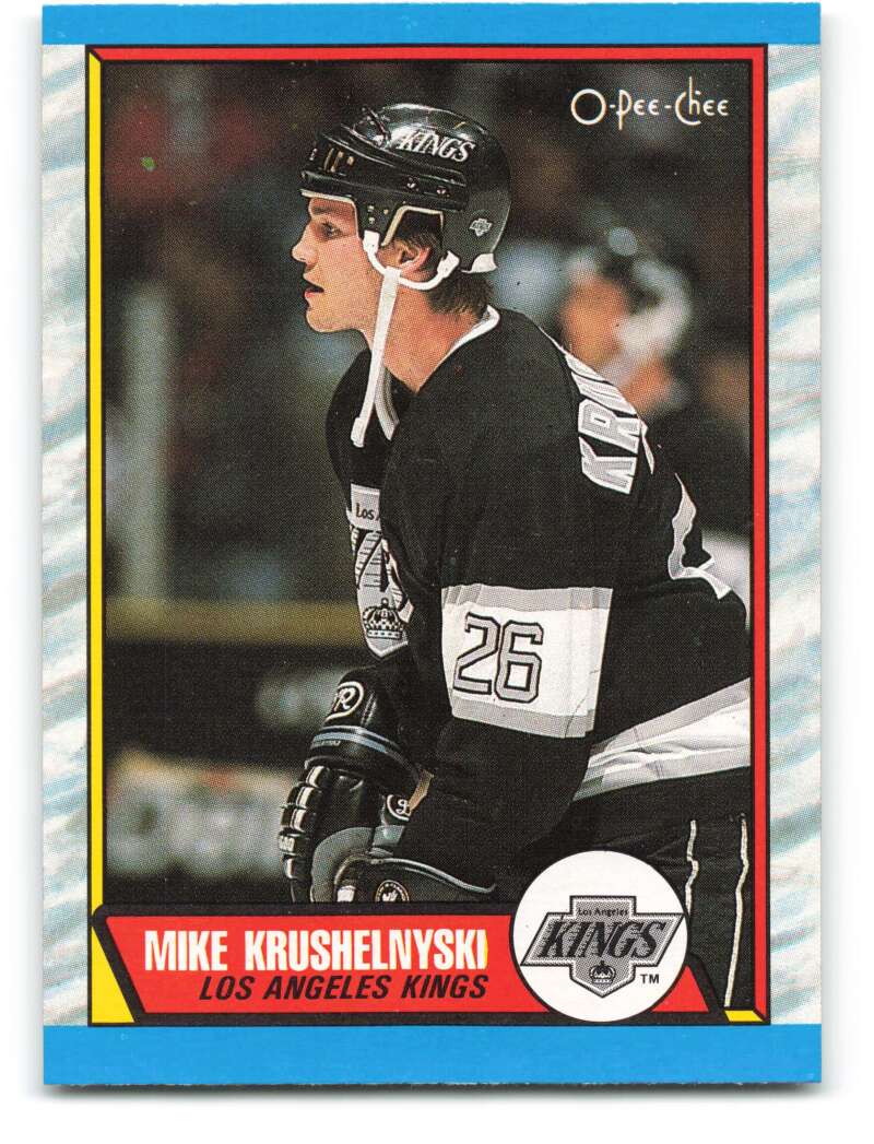 1989-90 O-Pee-Chee #104 Mike Krushelnyski Los Angeles Kings Image 1