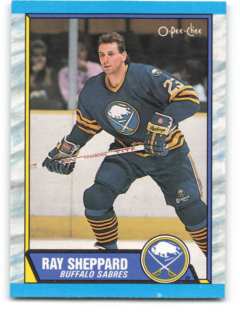 1989-90 O-Pee-Chee #119 Ray Sheppard Buffalo Sabres Image 1