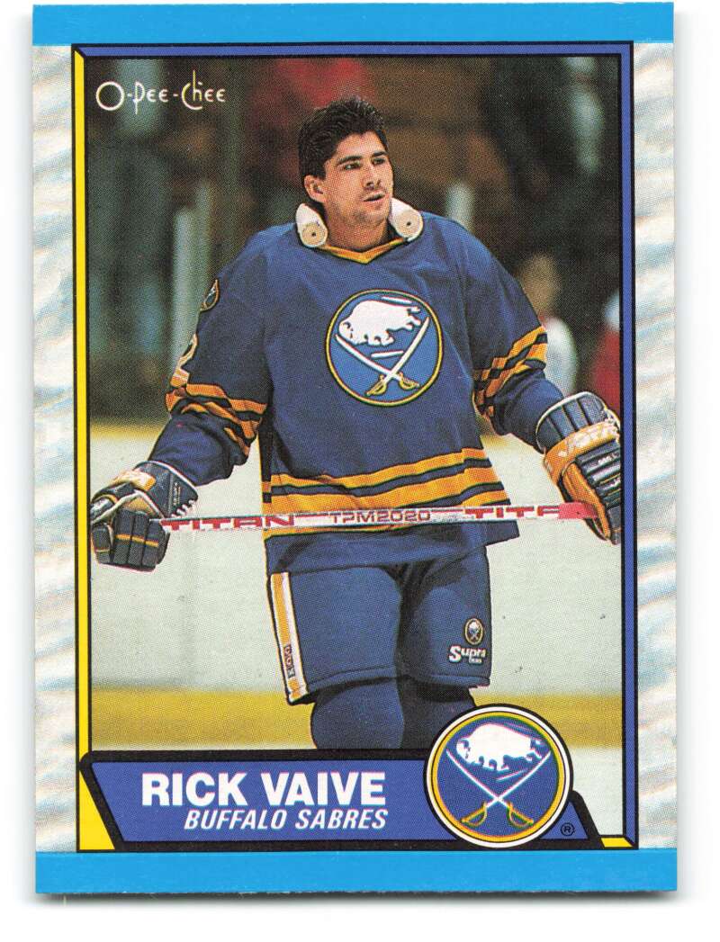 1989-90 O-Pee-Chee #125 Rick Vaive Buffalo Sabres Image 1