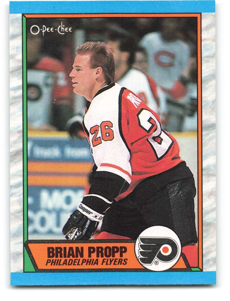 1989-90 O-Pee-Chee #139 Brian Propp Philadelphia Flyers Image 1