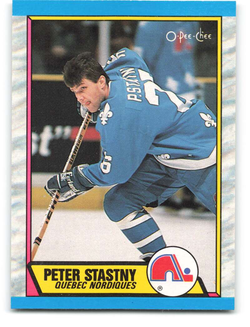 1989-90 O-Pee-Chee #143 Peter Stastny Quebec Nordiques Image 1
