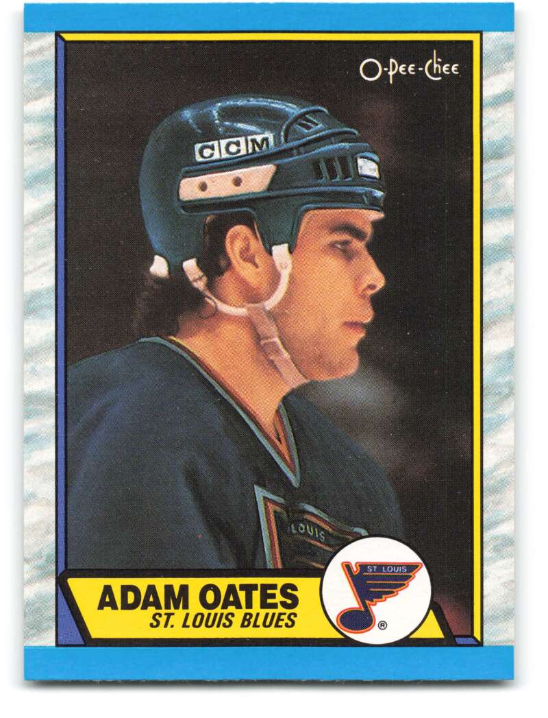 1989-90 O-Pee-Chee #185 Adam Oates St. Louis Blues Image 1