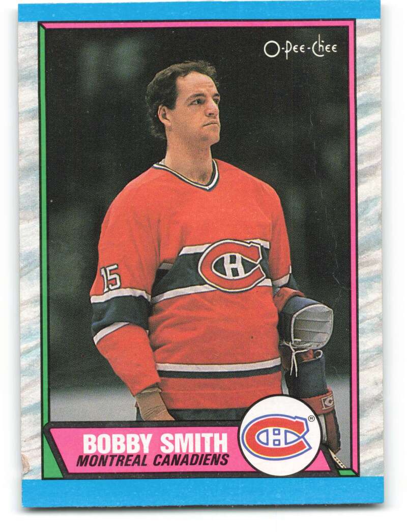 1989-90 O-Pee-Chee #188 Bobby Smith Montreal Canadiens Image 1