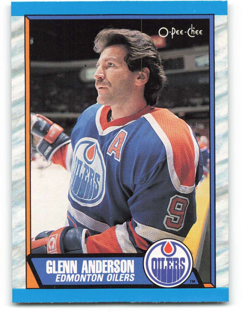1989-90 O-Pee-Chee #226 Glenn Anderson Edmonton Oilers Image 1