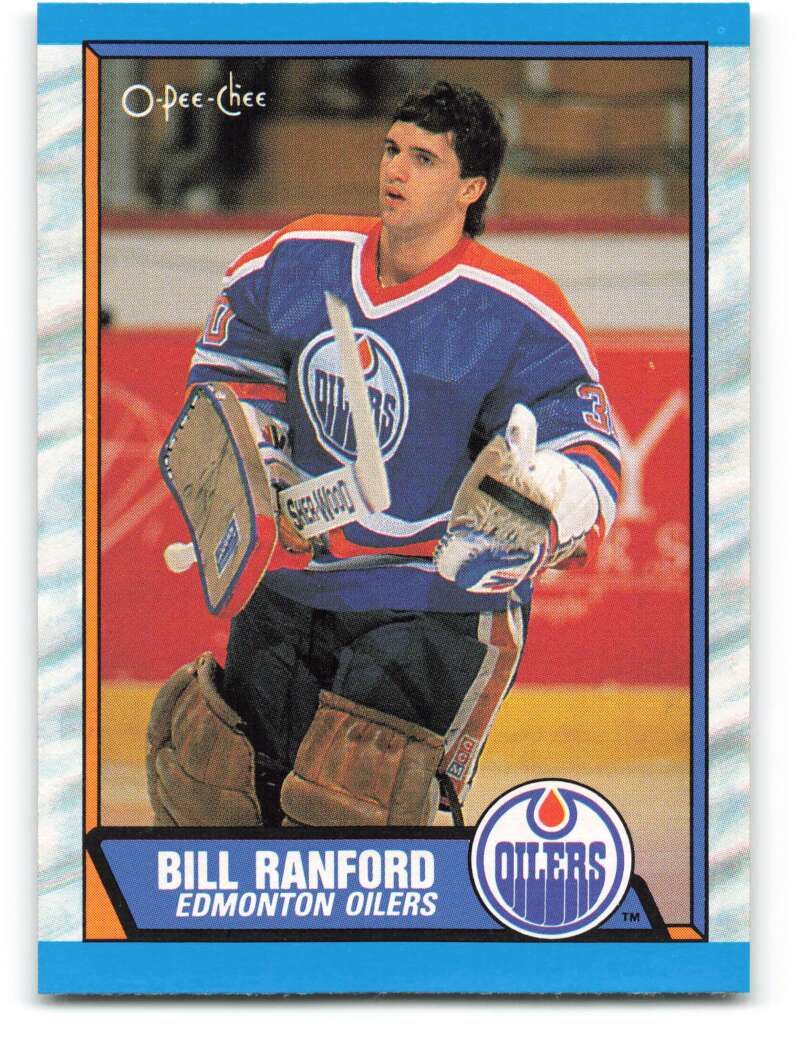 1989-90 O-Pee-Chee #233 Bill Ranford Edmonton Oilers Image 1