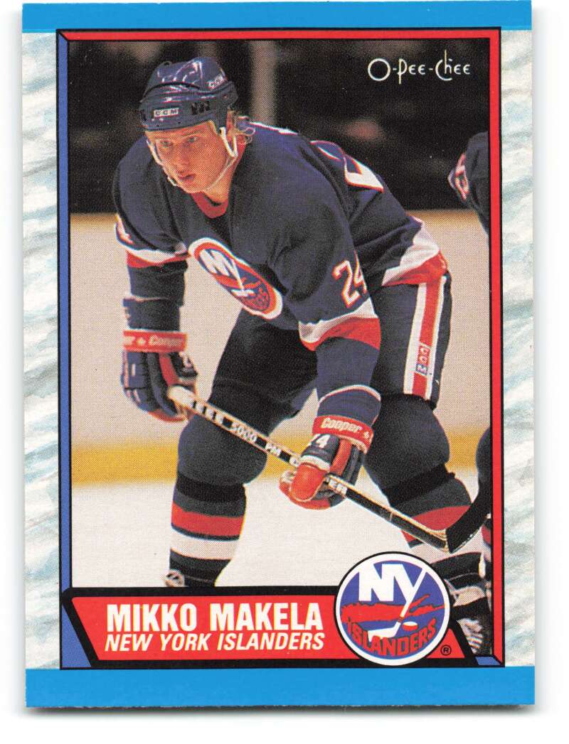1989-90 O-Pee-Chee #247 Mikko Makela New York Islanders Image 1