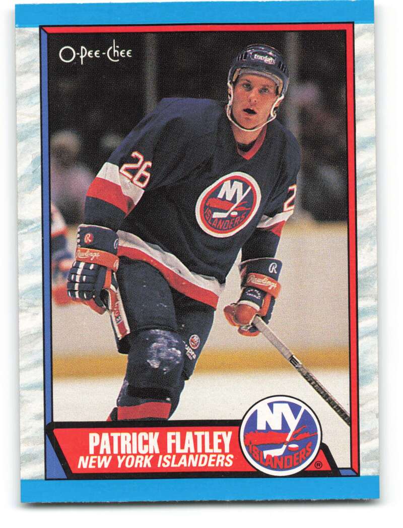 1989-90 O-Pee-Chee #250 Patrick Flatley New York Islanders Image 1