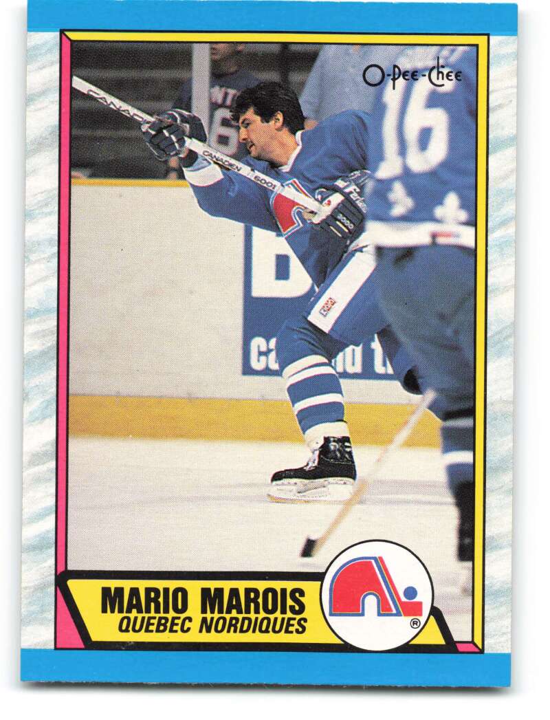 1989-90 O-Pee-Chee #260 Mario Marois Quebec Nordiques Image 1