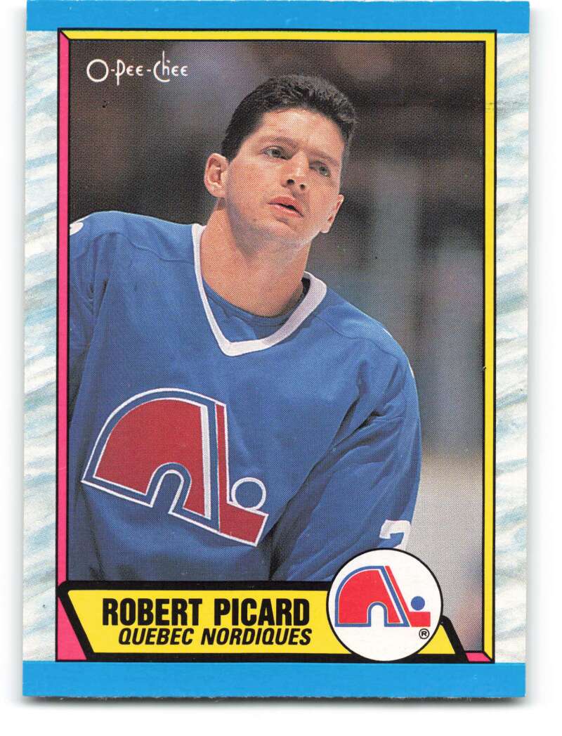 1989-90 O-Pee-Chee #261 Robert Picard Quebec Nordiques Image 1
