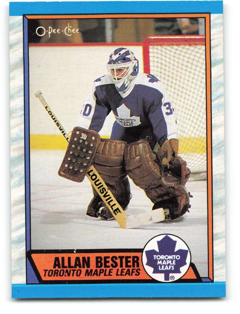 1989-90 O-Pee-Chee #271 Allan Bester Toronto Maple Leafs Image 1