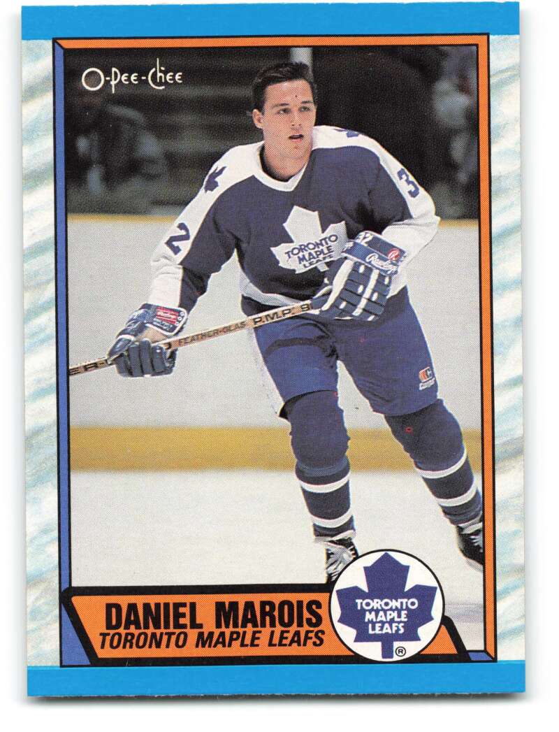 1989-90 O-Pee-Chee #273 Daniel Marois RC Rookie Toronto Maple Leafs Image 1