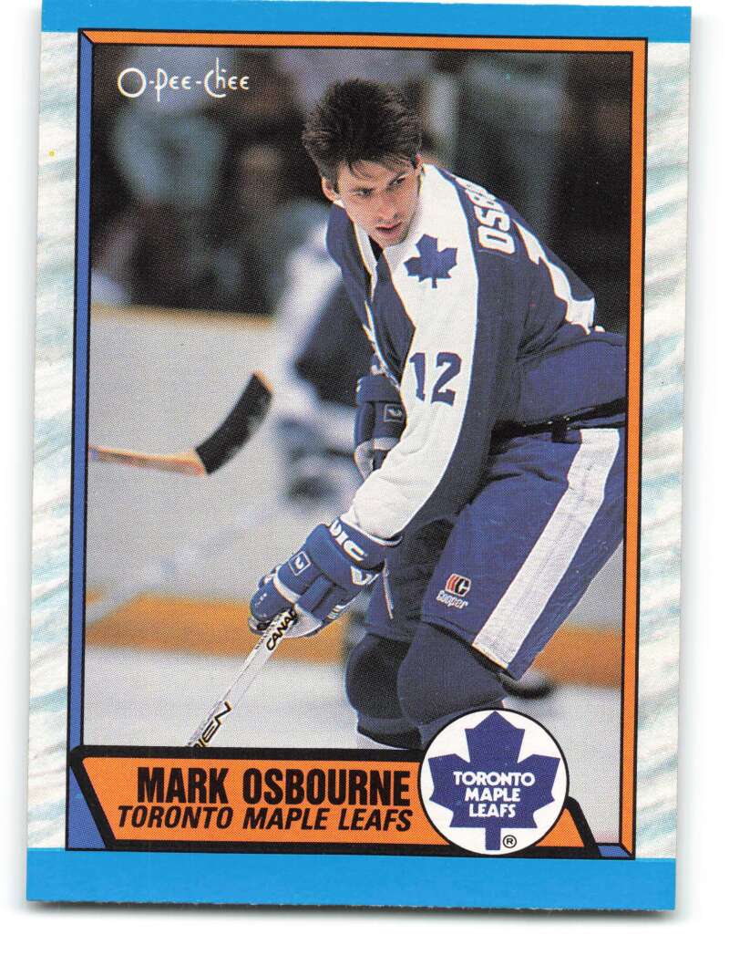 1989-90 O-Pee-Chee #274 Mark Osborne UER Toronto Maple Leafs Image 1