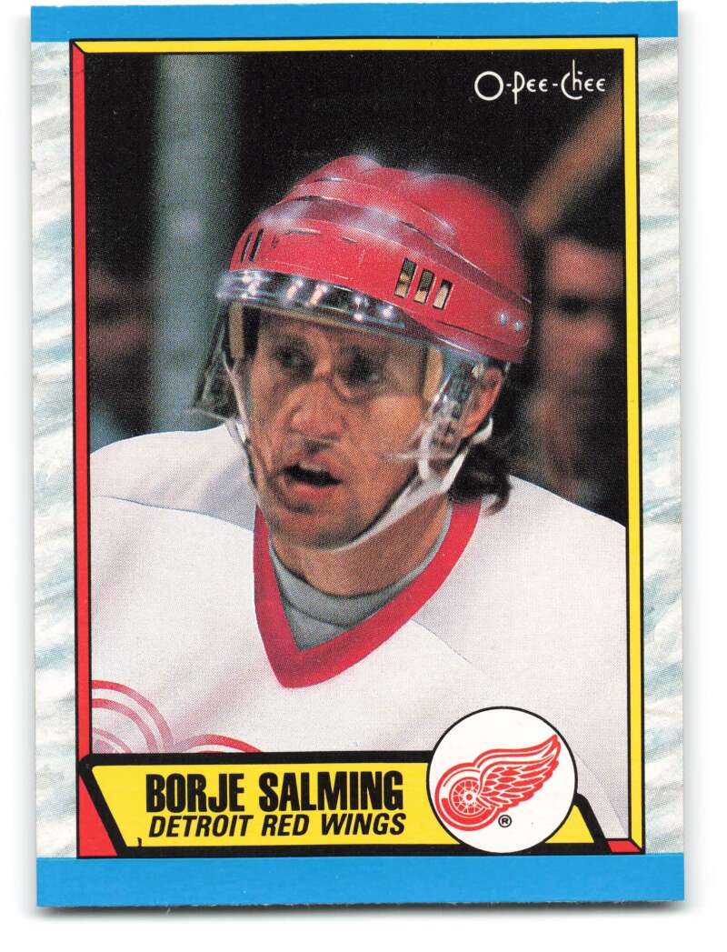 1989-90 O-Pee-Chee #278 Borje Salming Detroit Red Wings Image 1