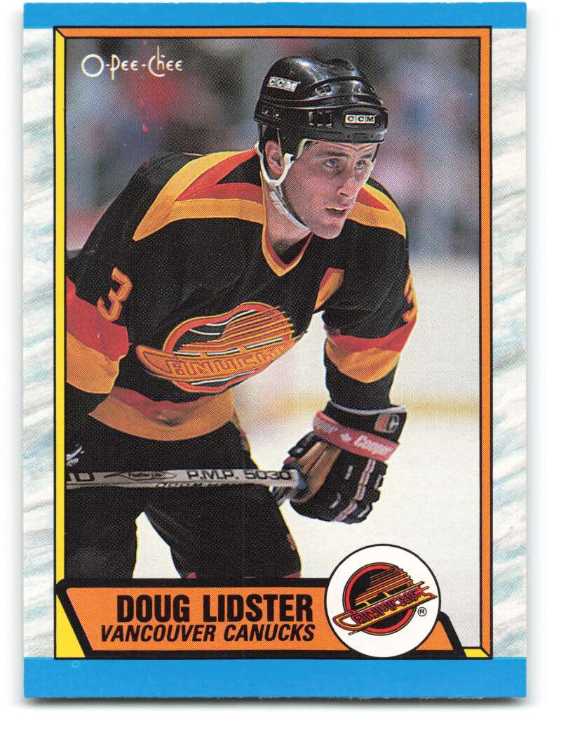 1989-90 O-Pee-Chee #284 Doug Lidster Vancouver Canucks Image 1