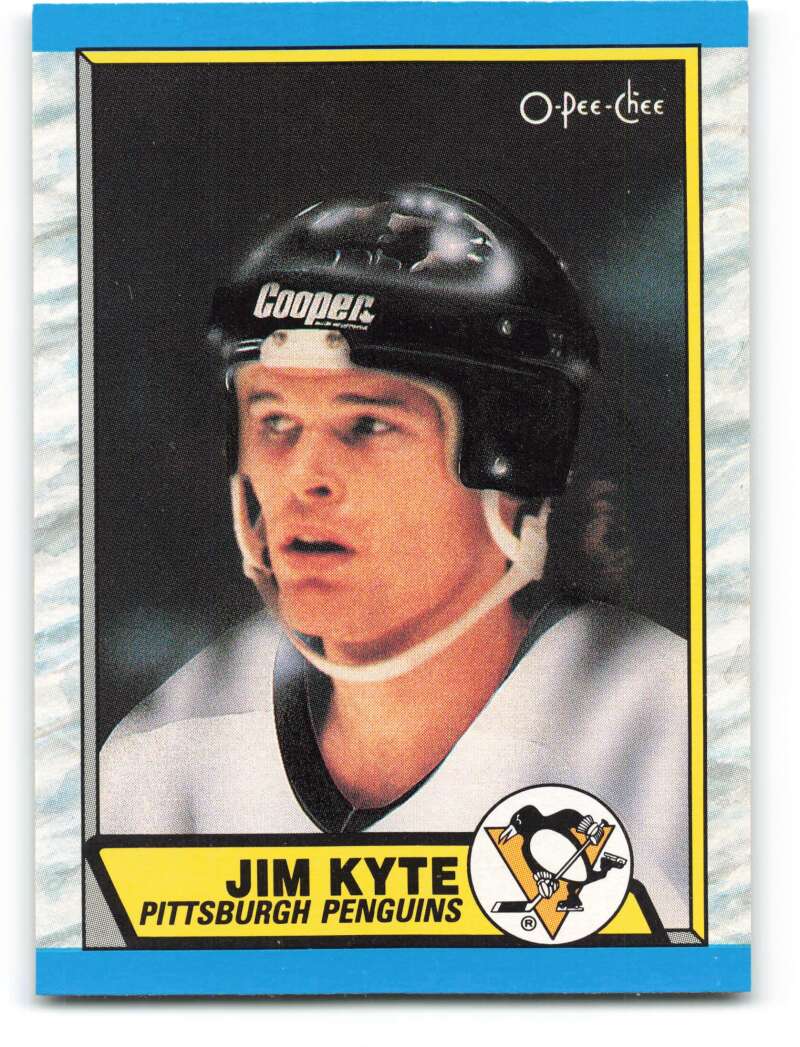 1989-90 O-Pee-Chee #295 Jim Kyte Pittsburgh Penguins Image 1