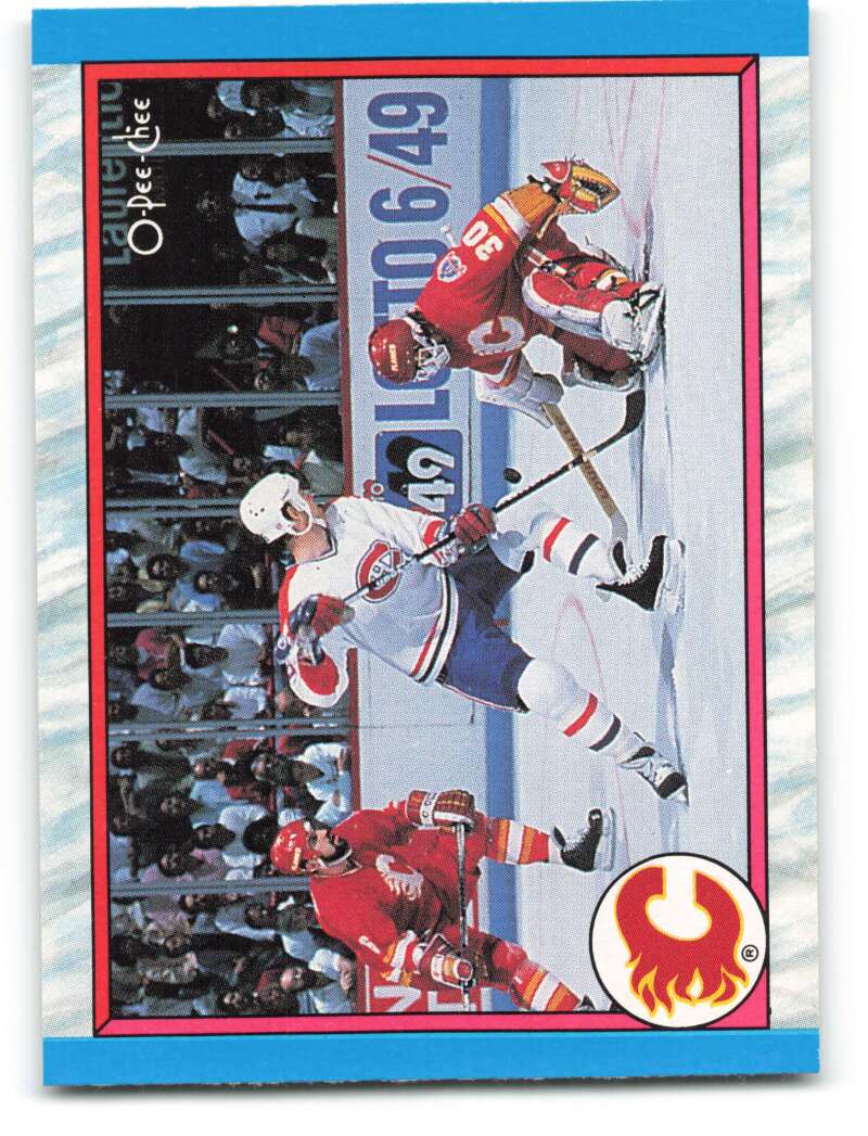 1989-90 O-Pee-Chee #300 Calgary Flames Calgary Flames Image 1