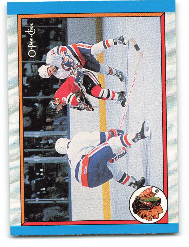1989-90 O-Pee-Chee #301 Chicago Blackhawks Chicago Blackhawks Image 1