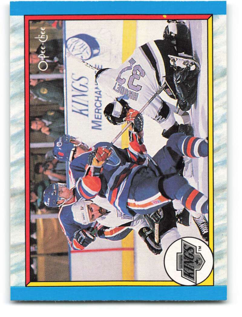 1989-90 O-Pee-Chee #305 Los Angeles Kings Los Angeles Kings Image 1