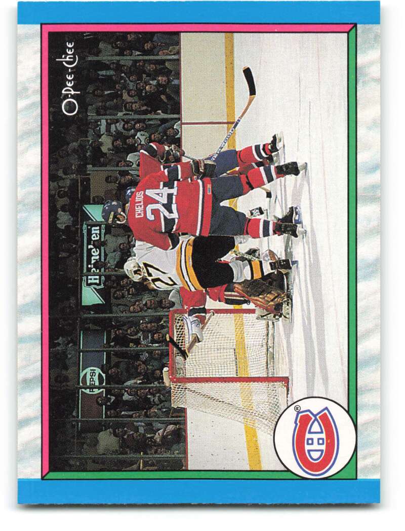 1989-90 O-Pee-Chee #307 Montreal Canadiens Montreal Canadiens Image 1