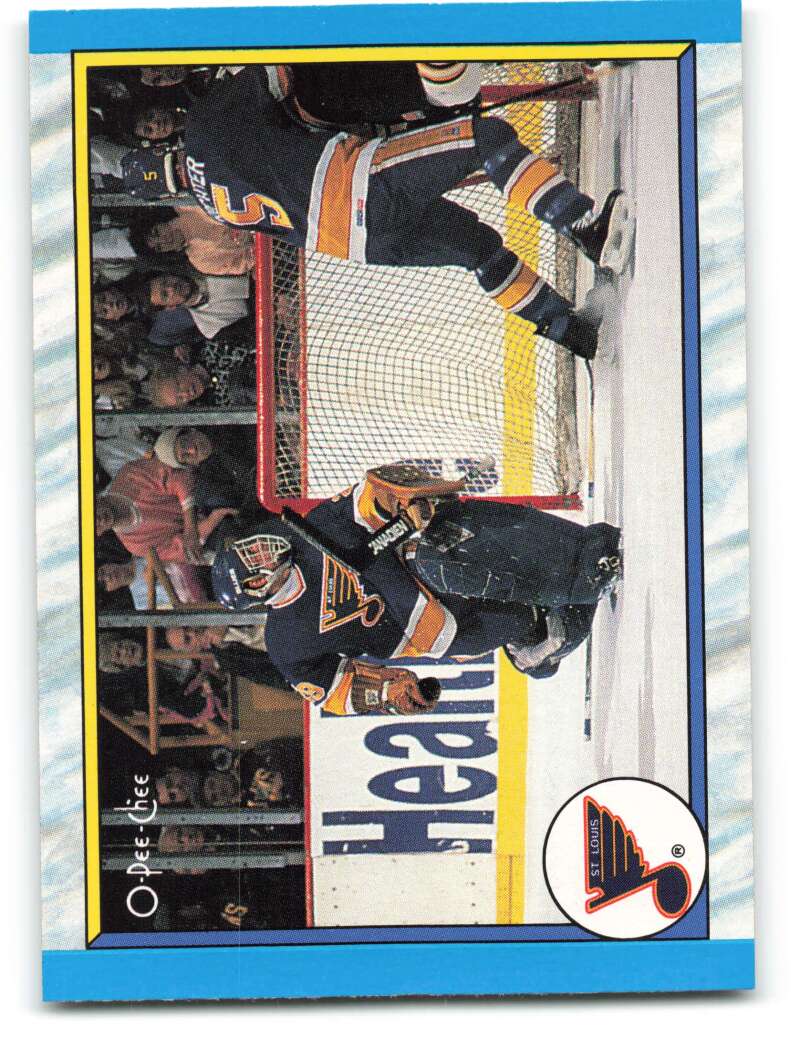 1989-90 O-Pee-Chee #314 St. Louis Blues St. Louis Blues Image 1