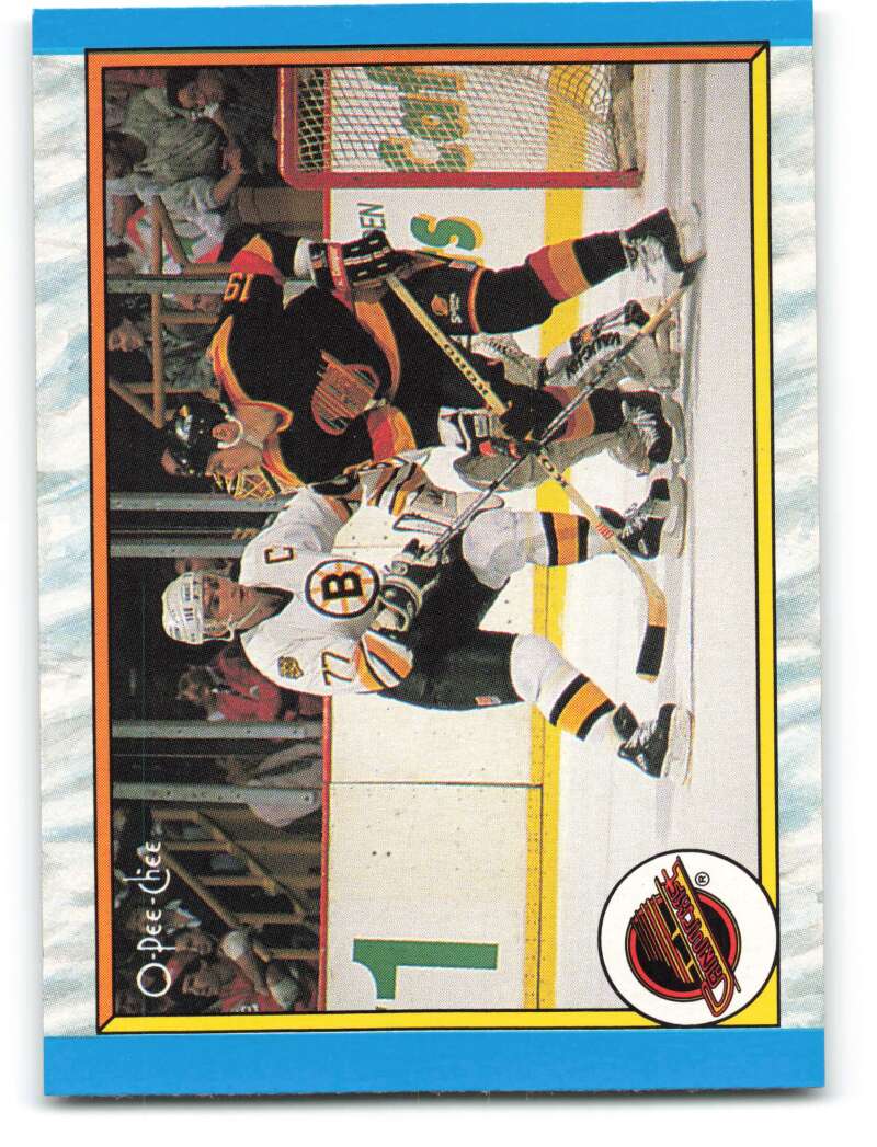1989-90 O-Pee-Chee #316 Vancouver Canucks Vancouver Canucks Image 1