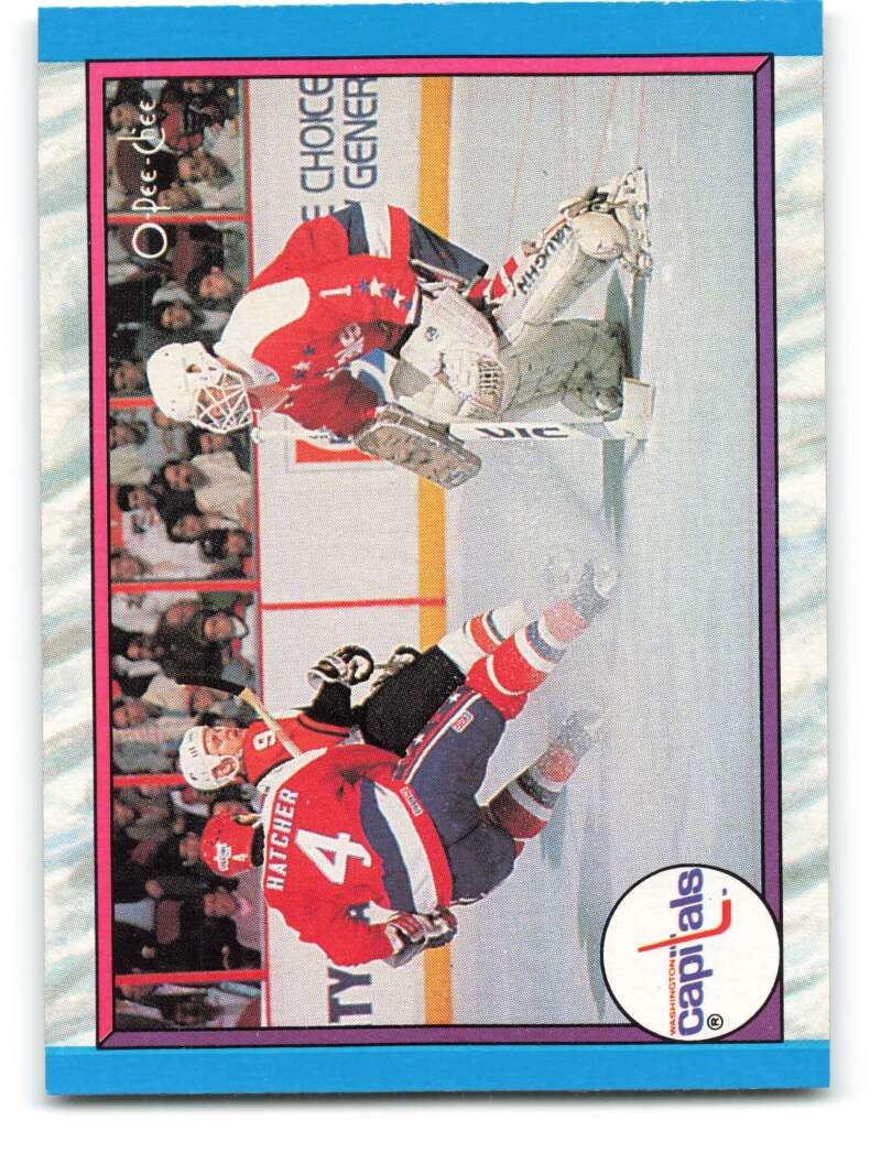 1989-90 O-Pee-Chee #317 Washington Capitals Washington Capitals Image 1