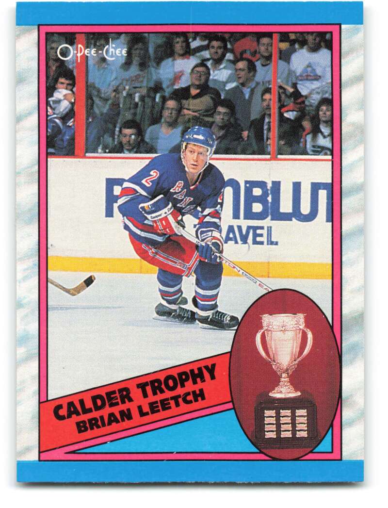 1989-90 O-Pee-Chee #321 Brian Leetch New York Rangers Image 1