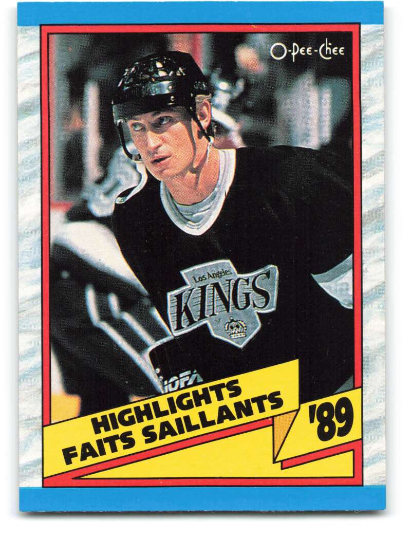 1989-90 O-Pee-Chee #325 Wayne Gretzky HL Los Angeles Kings Image 1