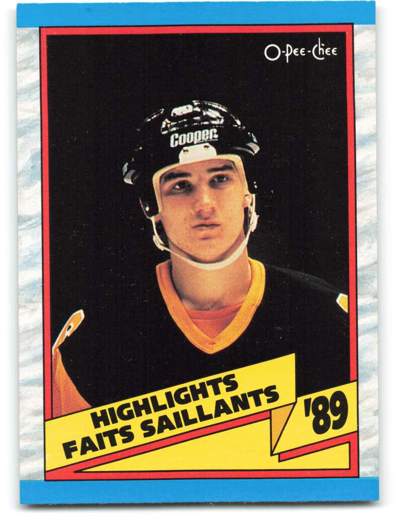 1989-90 O-Pee-Chee #327 Mario Lemieux HL Pittsburgh Penguins Image 1