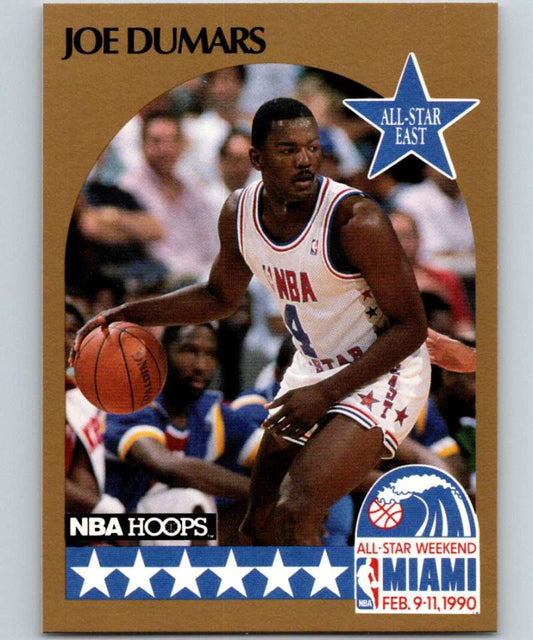 1990-91 Hopps Basketball #3 Joe Dumars AS  SP Detroit Pistons  Image 1