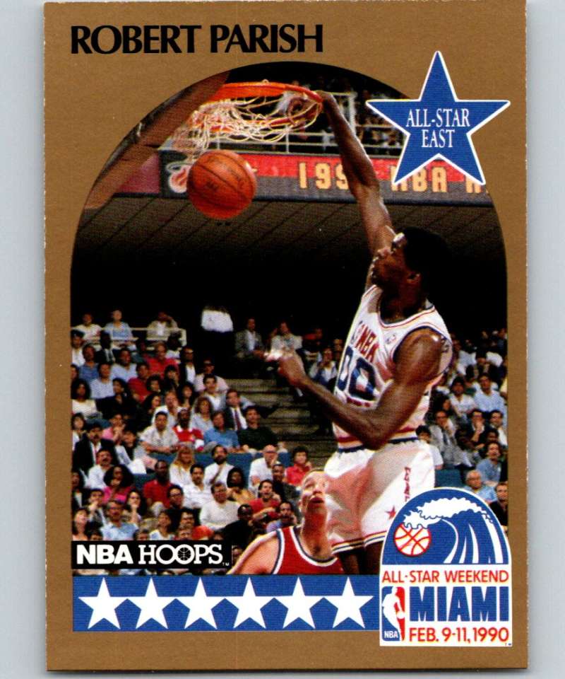 1990-91 Hopps Basketball #8 Robert Parish AS SP Boston Celtics Image 1