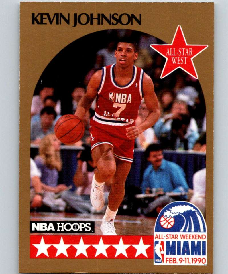 1990-91 Hopps Basketball #19 Kevin Johnson AS SP Phoenix Suns Image 1