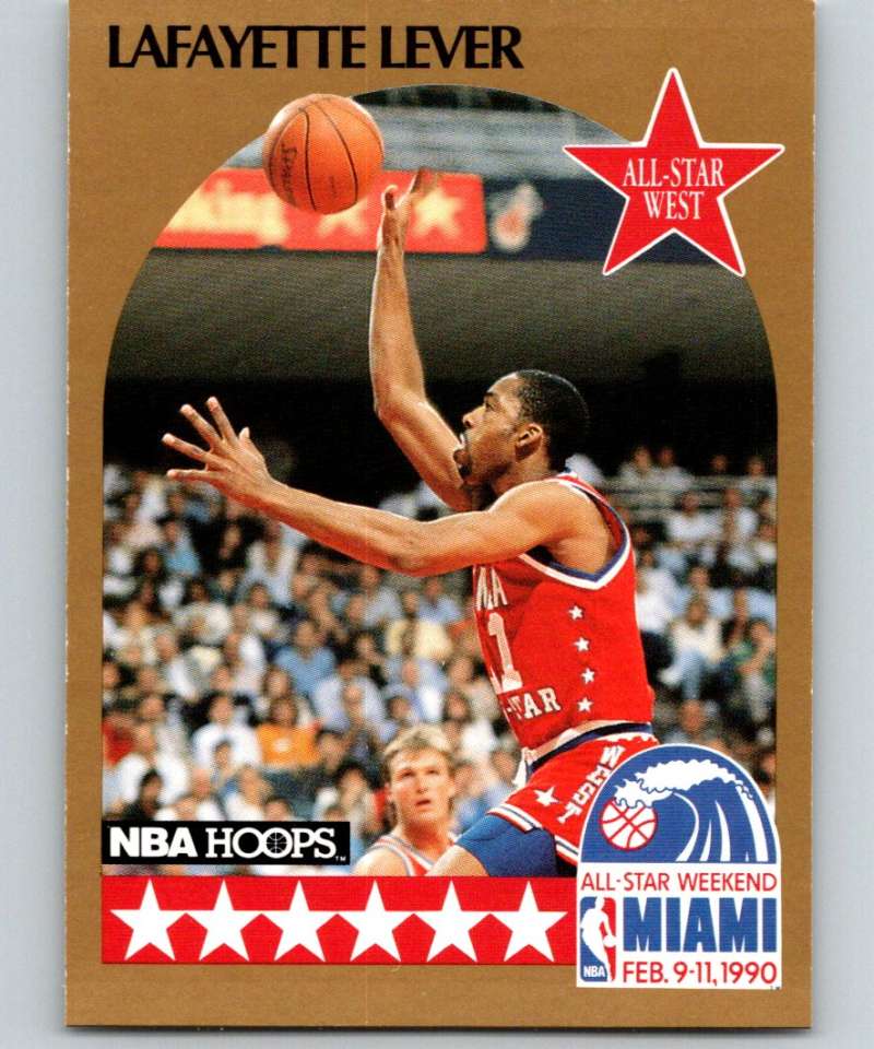1990-91 Hopps Basketball #20 Lafayette Lever AS SP Denver Nuggets Image 1