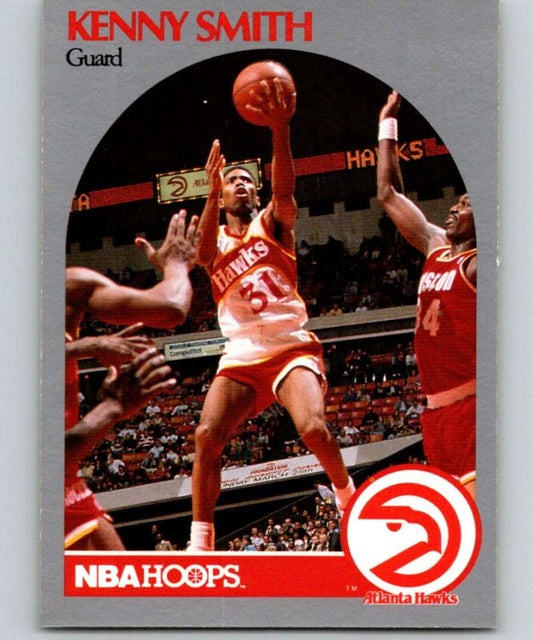 1990-91 Hopps Basketball #33 Kenny Smith  SP Atlanta Hawks  Image 1