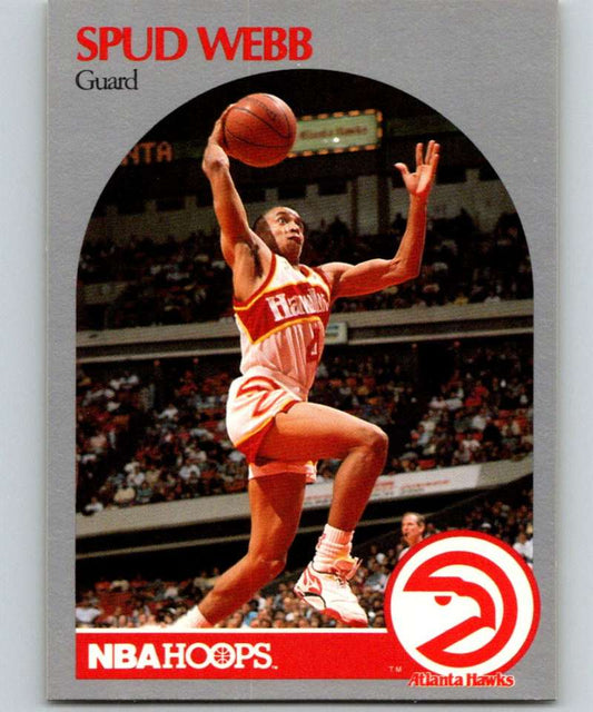 1990-91 Hopps Basketball #35 Spud Webb  Atlanta Hawks  Image 1