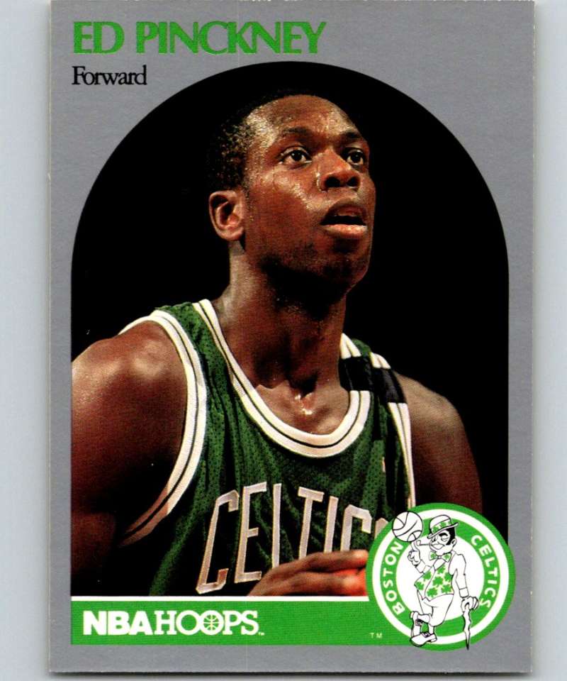 1990-91 Hopps Basketball #47 Ed Pinckney Boston Celtics Image 1